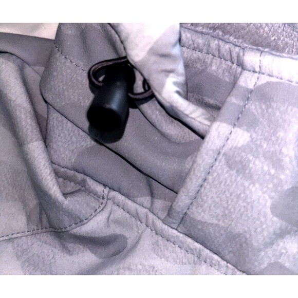 Free Country Women’s Gray Silver Chip Camo Lightweight Jacket XL Hooded - Picture 6 of 11